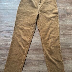 Jones New York Brown Corduroy Pants Classic Style
